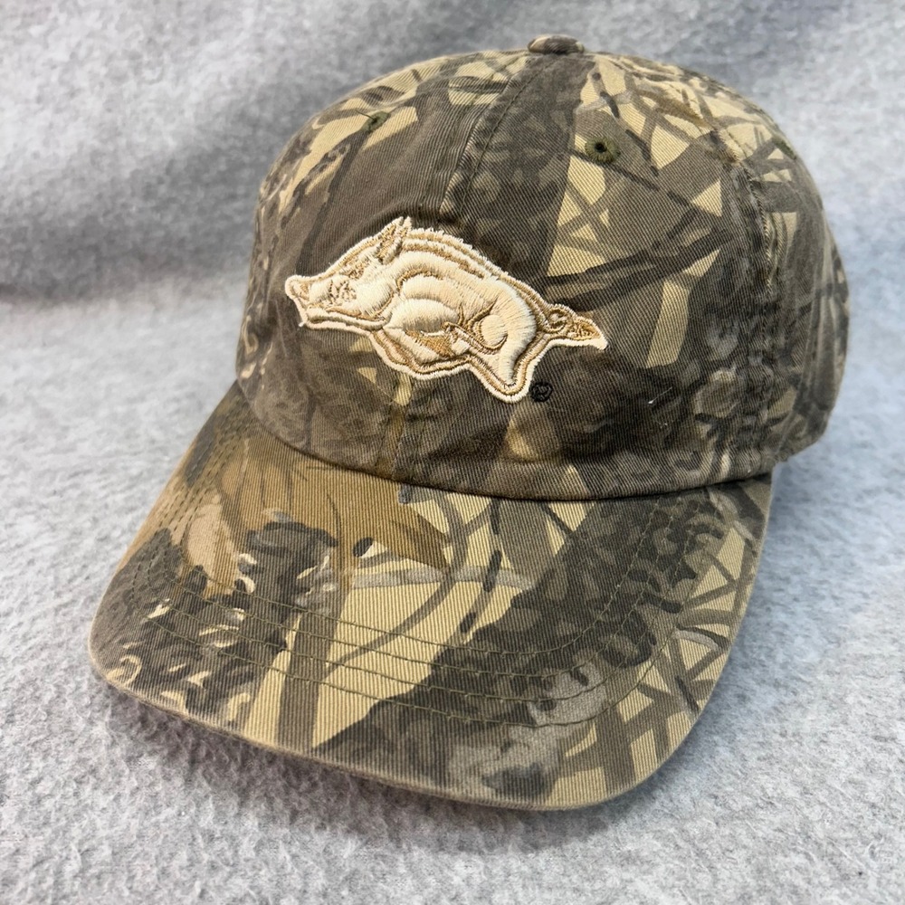 Arkansas Hogs Razorbacks Mens Camo Authentic American Hat Camouflage OSFM